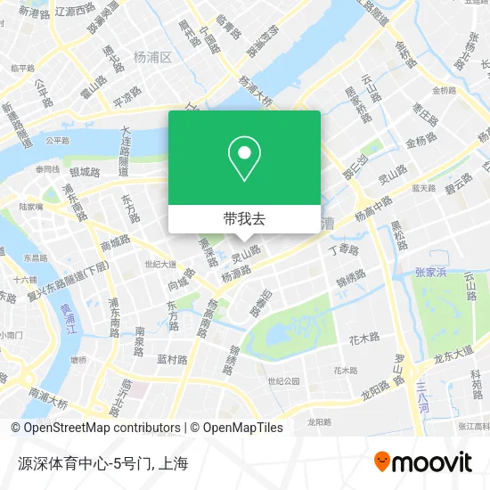 源深体育中心-5号门地图