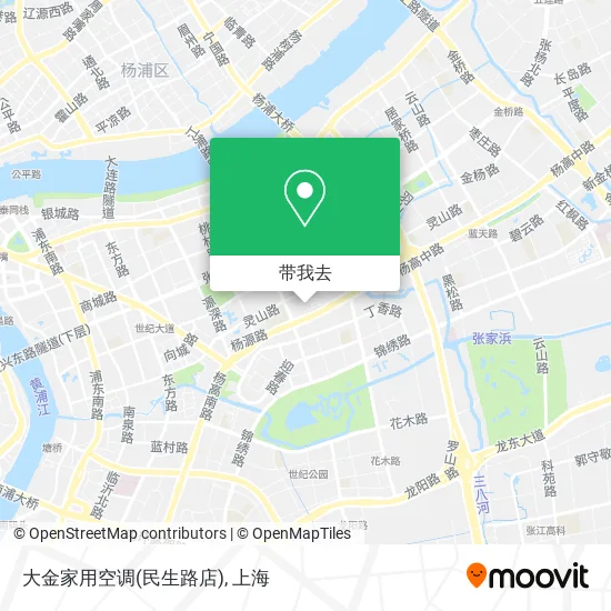 大金家用空调(民生路店)地图