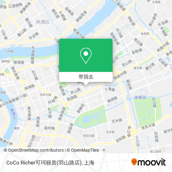 CoCo Richer可珂丽质(羽山路店)地图