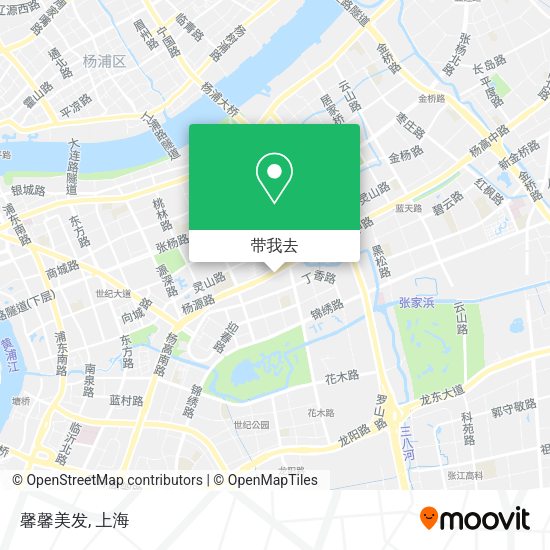 馨馨美发地图