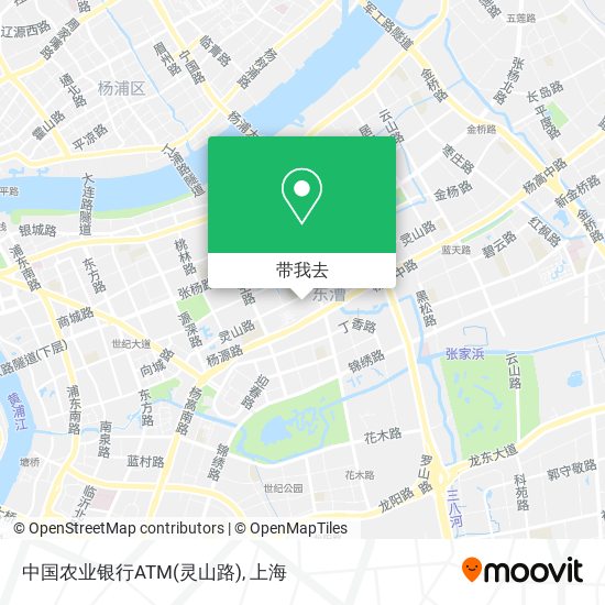 中国农业银行ATM(灵山路)地图