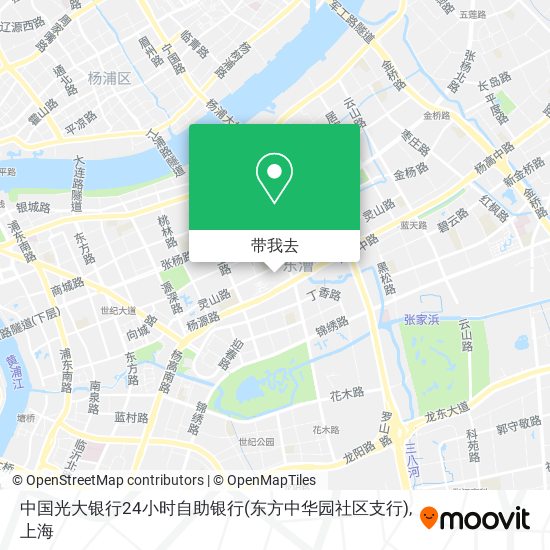 中国光大银行24小时自助银行(东方中华园社区支行)地图