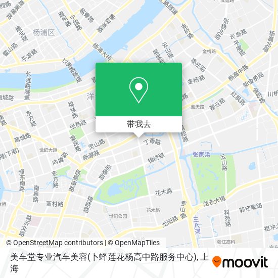 美车堂专业汽车美容(卜蜂莲花杨高中路服务中心)地图