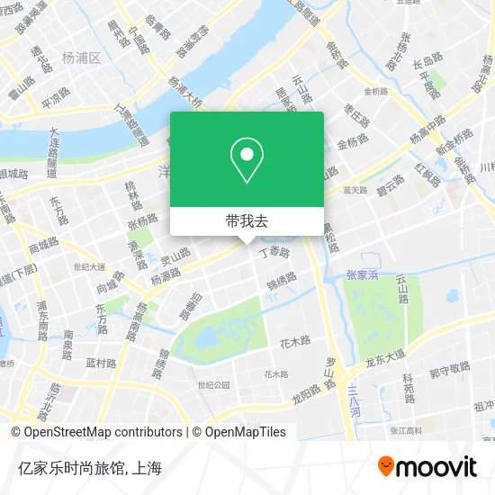 亿家乐时尚旅馆地图