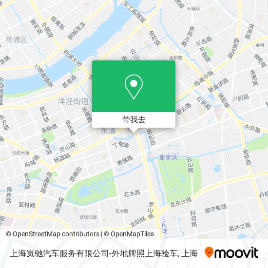 上海岚驰汽车服务有限公司-外地牌照上海验车地图