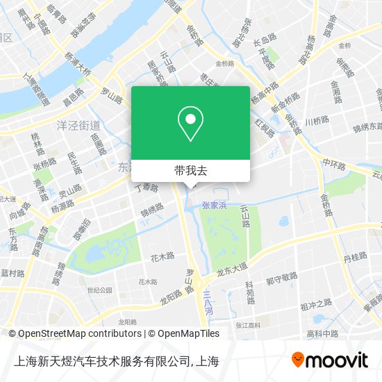 上海新天煜汽车技术服务有限公司地图