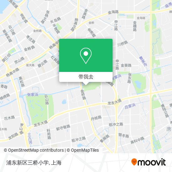 浦东新区三桥小学地图
