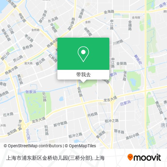上海市浦东新区金桥幼儿园(三桥分部)地图