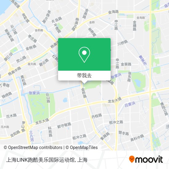 上海LINK跑酷美乐国际运动馆地图
