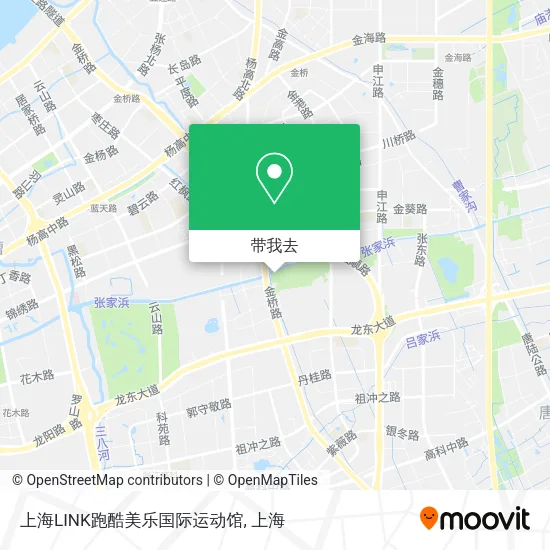 上海LINK跑酷美乐国际运动馆地图