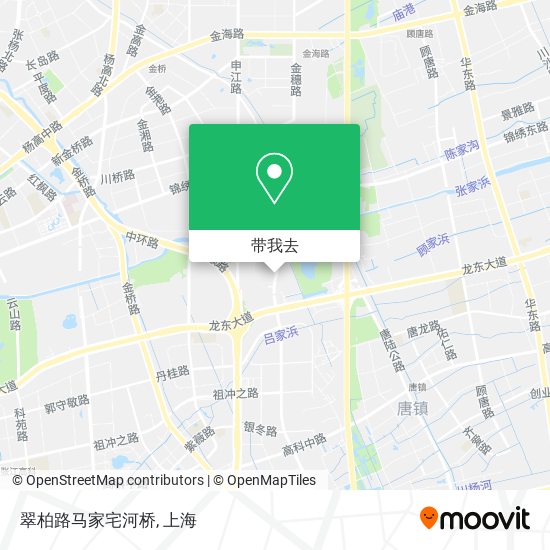 翠柏路马家宅河桥地图