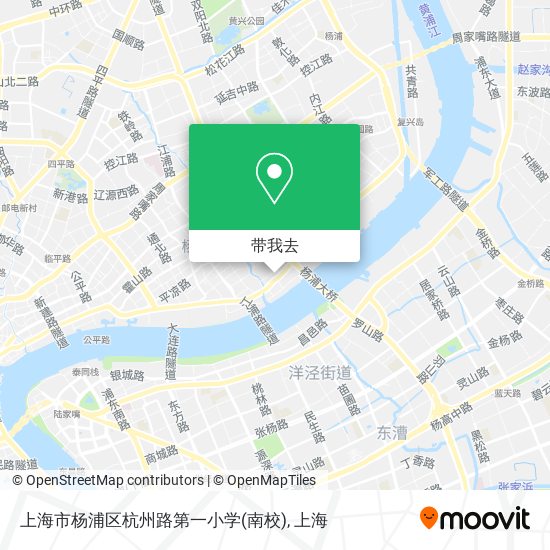 上海市杨浦区杭州路第一小学(南校)地图