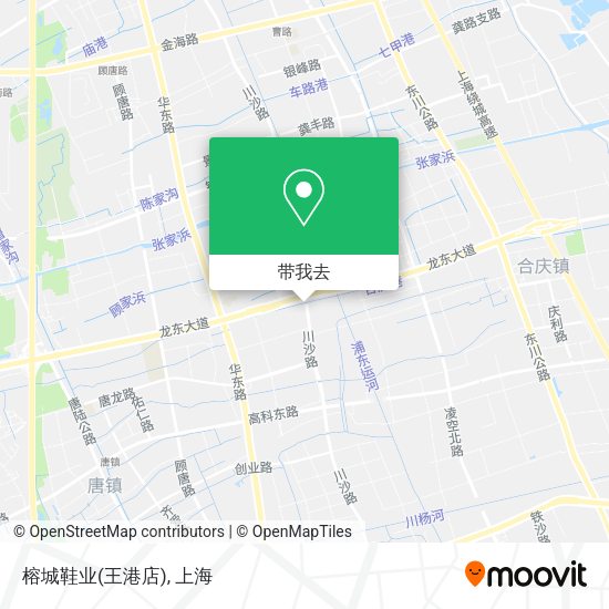 榕城鞋业(王港店)地图
