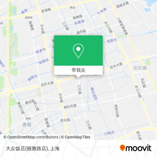 大众饭店(丽雅路店)地图