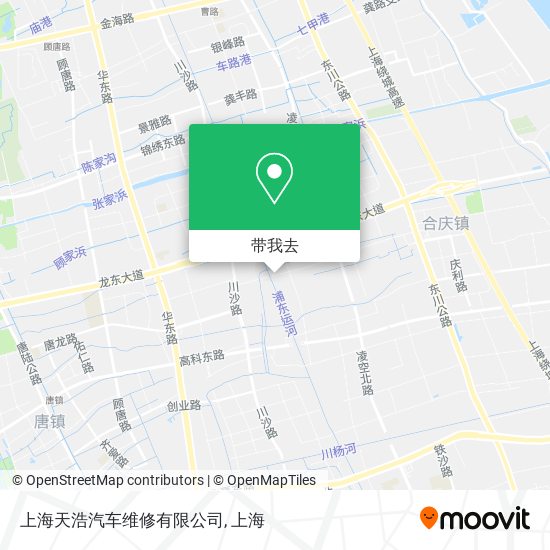 上海天浩汽车维修有限公司地图