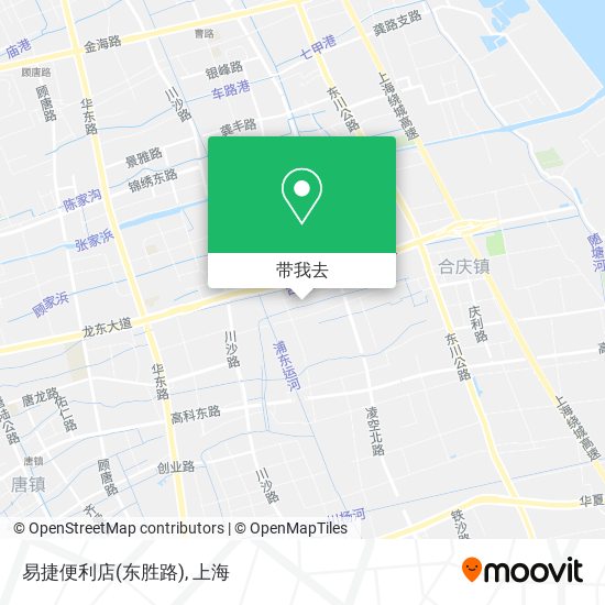 易捷便利店(东胜路)地图