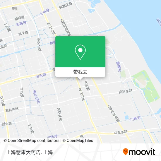 上海慧康大药房地图