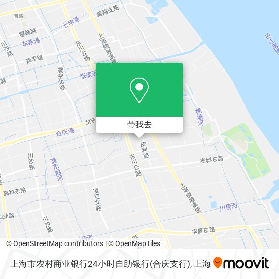 上海市农村商业银行24小时自助银行(合庆支行)地图