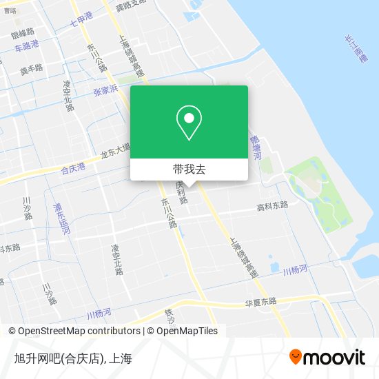 旭升网吧(合庆店)地图