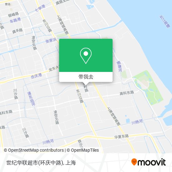 世纪华联超市(环庆中路)地图