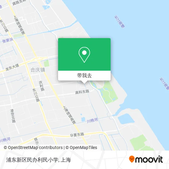 浦东新区民办利民小学地图