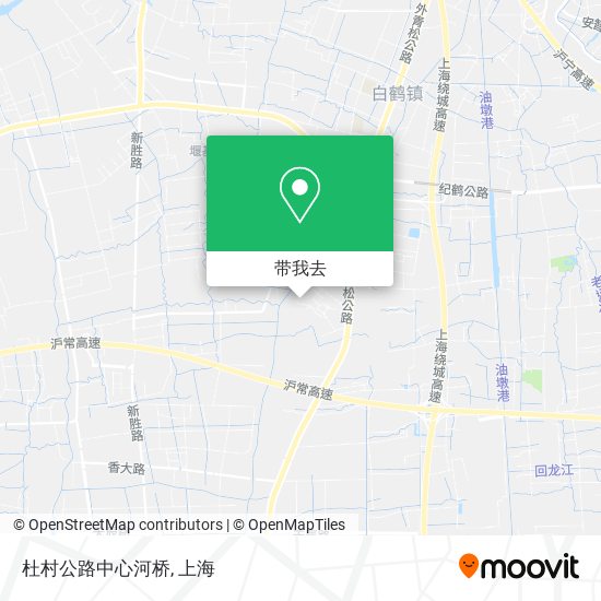 杜村公路中心河桥地图