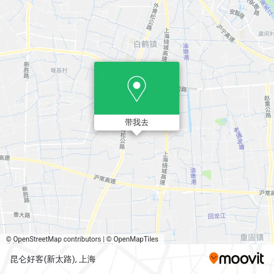 昆仑好客(新太路)地图