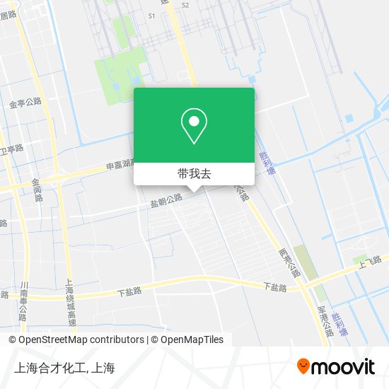 上海合才化工地图