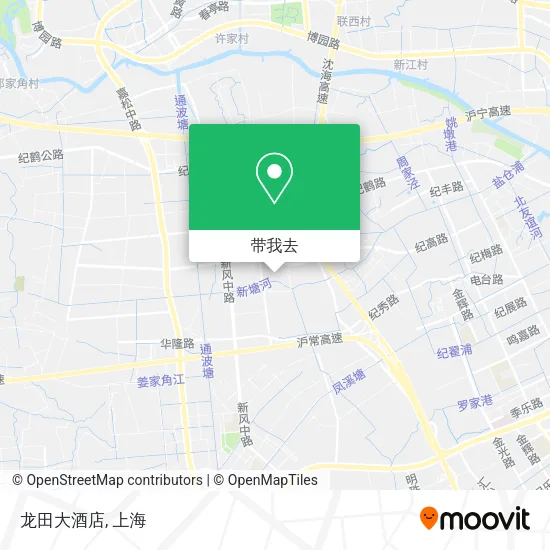 龙田大酒店地图