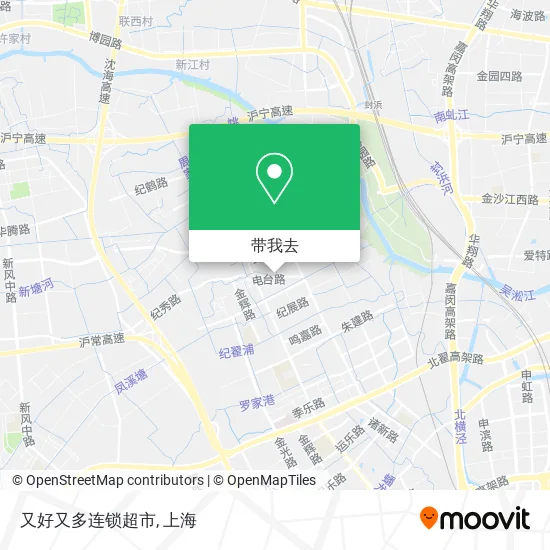 又好又多连锁超市地图