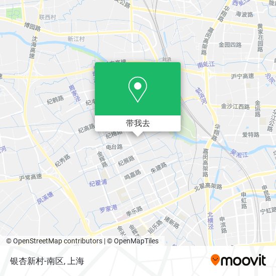 银杏新村-南区地图