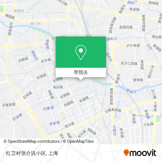 红卫村张介浜小区地图