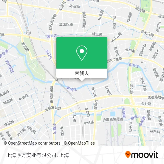 上海厚万实业有限公司地图