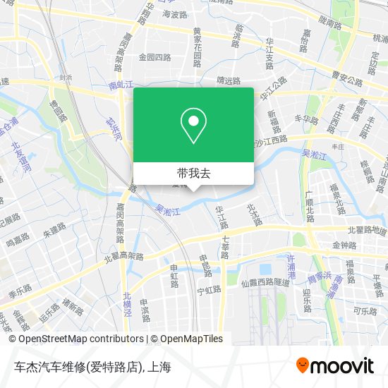 车杰汽车维修(爱特路店)地图