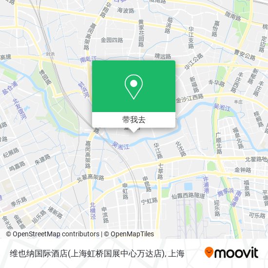 维也纳国际酒店(上海虹桥国展中心万达店)地图