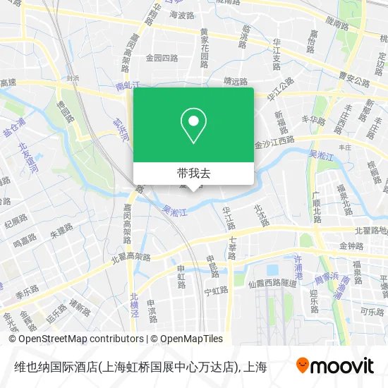 维也纳国际酒店(上海虹桥国展中心万达店)地图