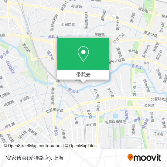 安家傅菜(爱特路店)地图