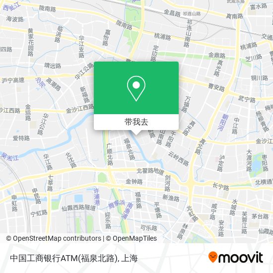 中国工商银行ATM(福泉北路)地图