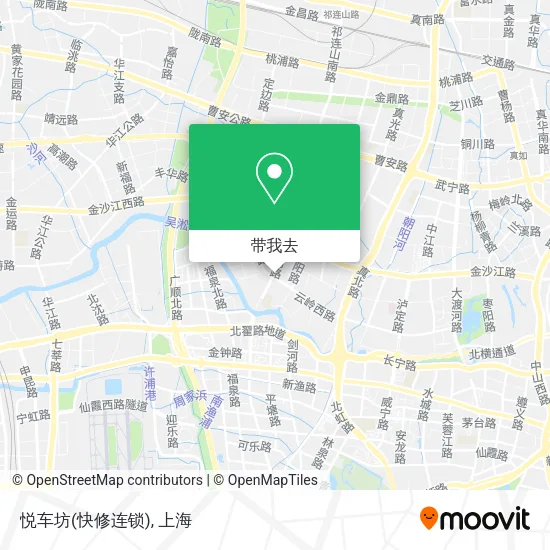 悦车坊(快修连锁)地图