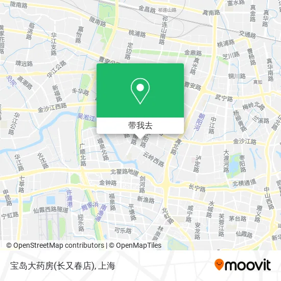 宝岛大药房(长又春店)地图