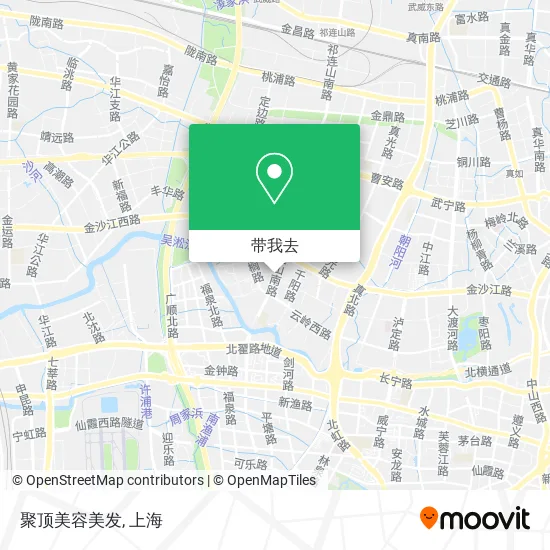 聚顶美容美发地图