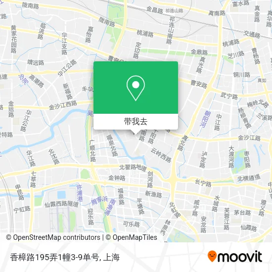 香樟路195弄1幢3-9单号地图