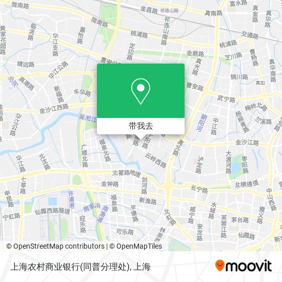 上海农村商业银行(同普分理处)地图