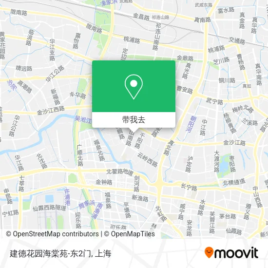 建德花园海棠苑-东2门地图