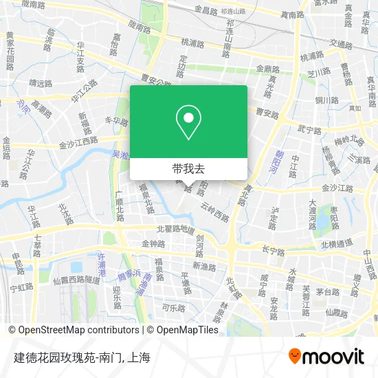 建德花园玫瑰苑-南门地图