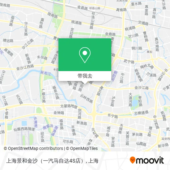 上海景和金沙（一汽马自达4S店）地图