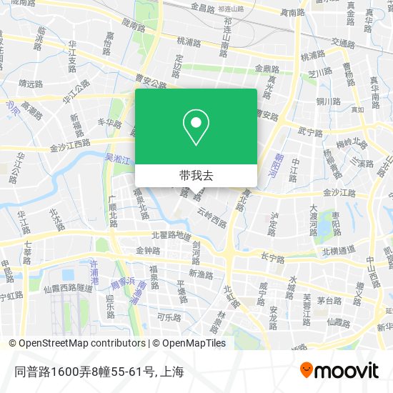 同普路1600弄8幢55-61号地图
