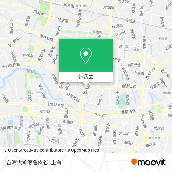 台湾大婶婆鲁肉饭地图