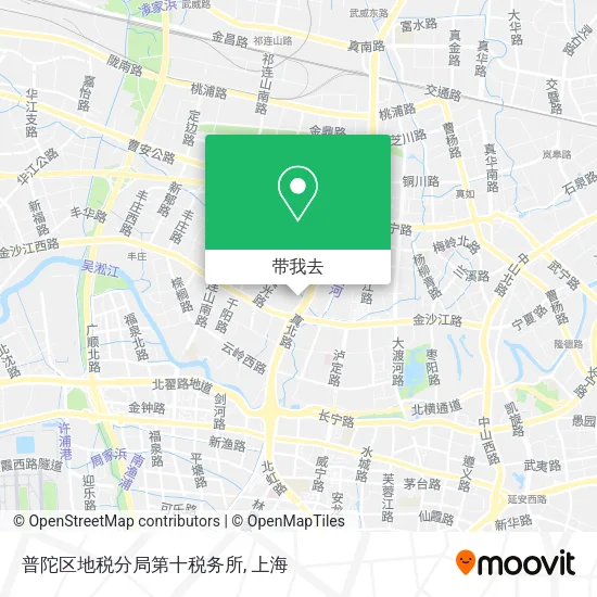 普陀区地税分局第十税务所地图