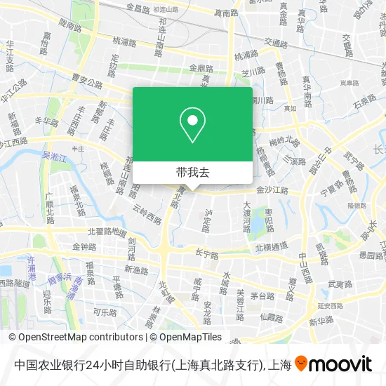 中国农业银行24小时自助银行(上海真北路支行)地图